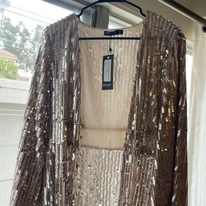 NASTYGAL sequin cardigan